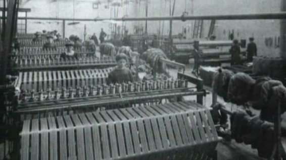 une usine textile de Comines