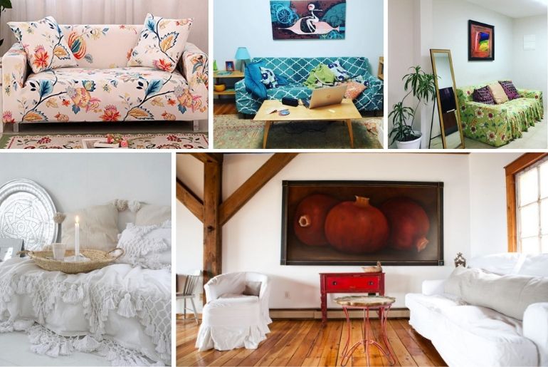 10 Unique Sofa Cover Ideas To Re Decorate In An Instant