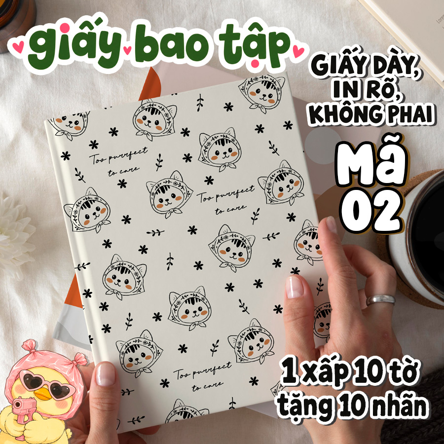 Giấy bao tập mã 02
