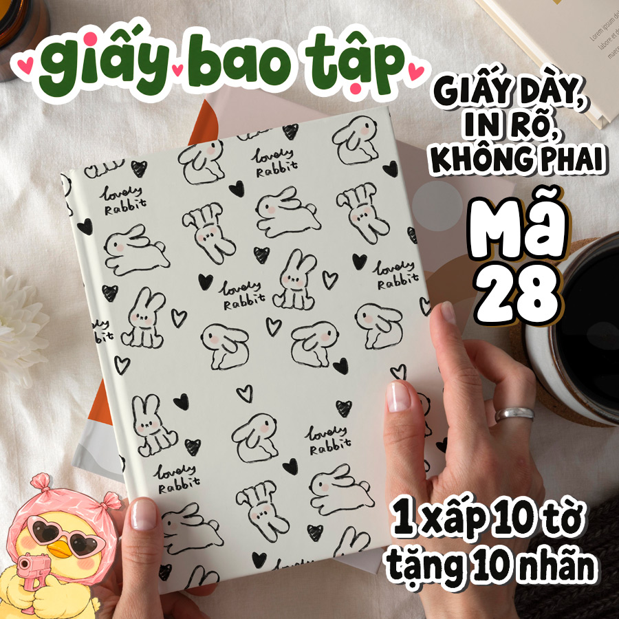 Giấy bao tập mã 28