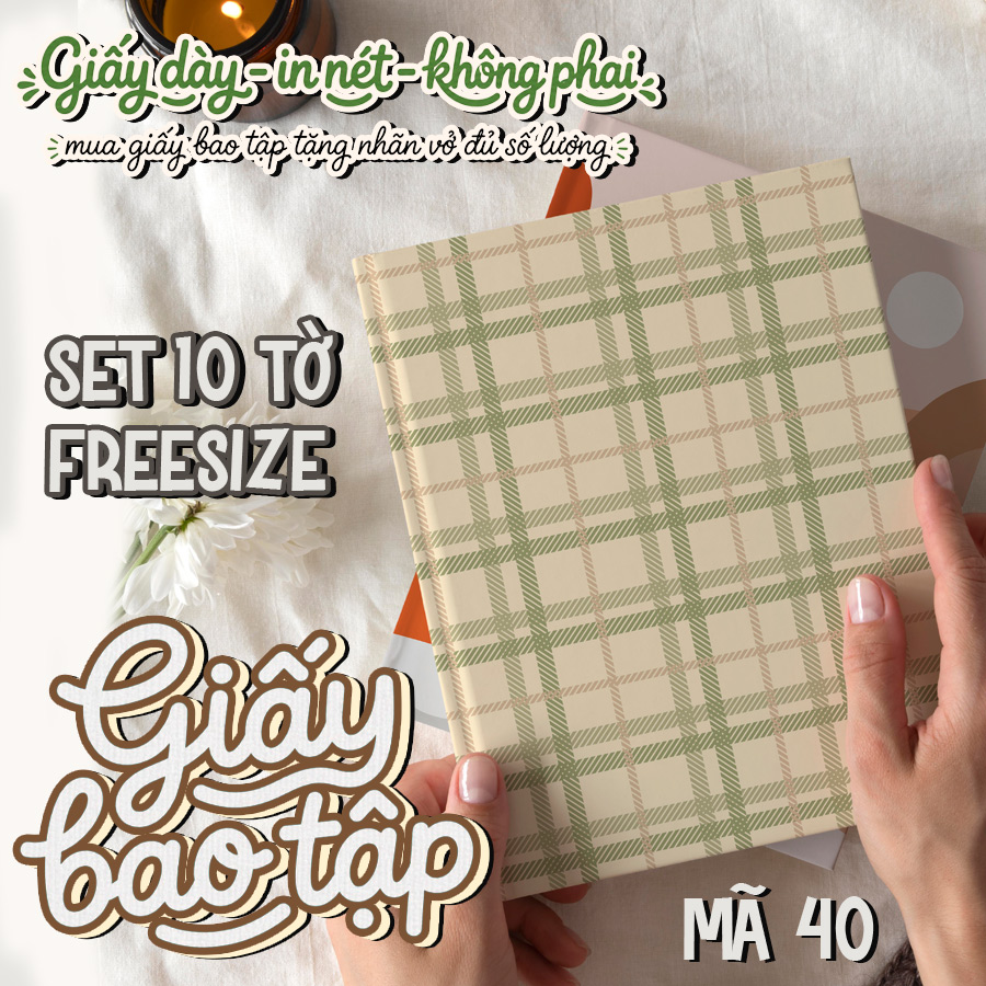 Giấy bao tập mã 40