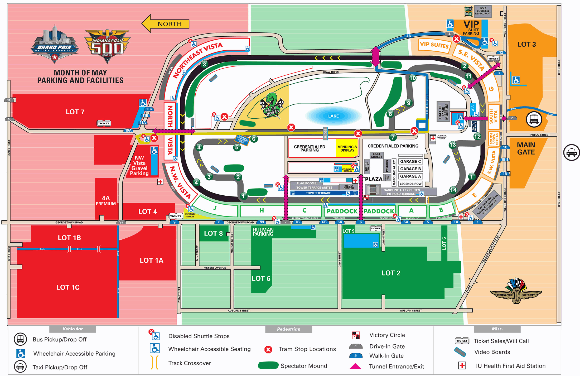 Maps Of The Indy Motor Speedway Usgpmap 500 Speedway Map IMS Map 