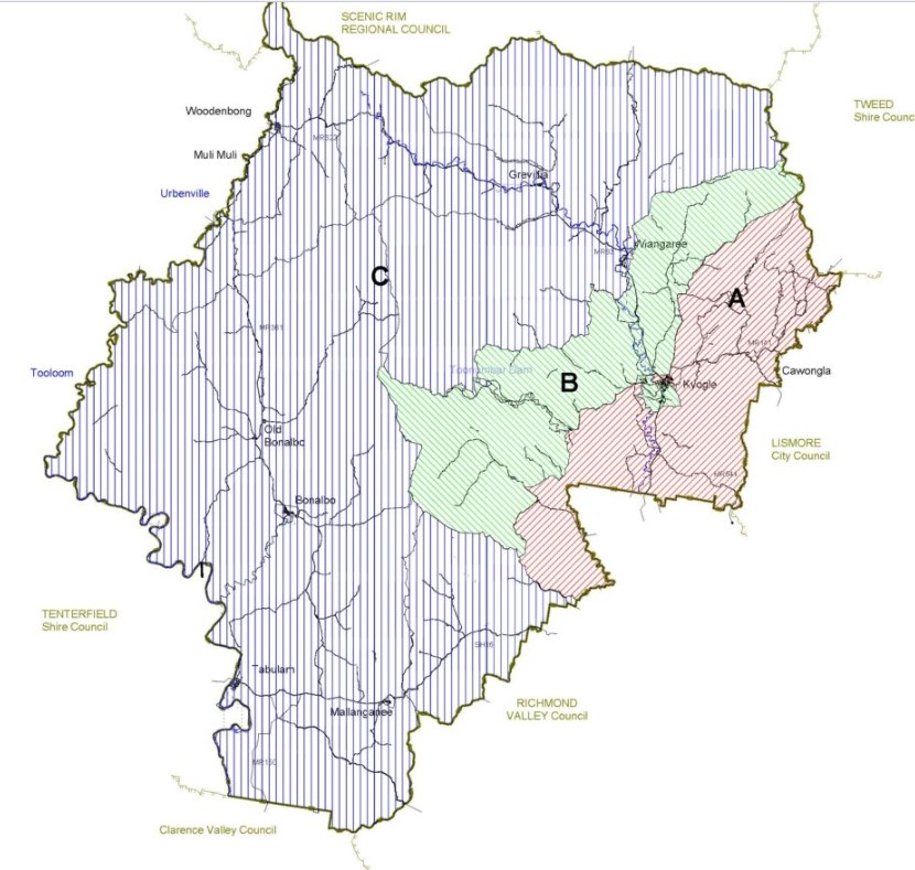 Kyogle Here Is A Yes And No Case On The Referendum Council Wards Map.