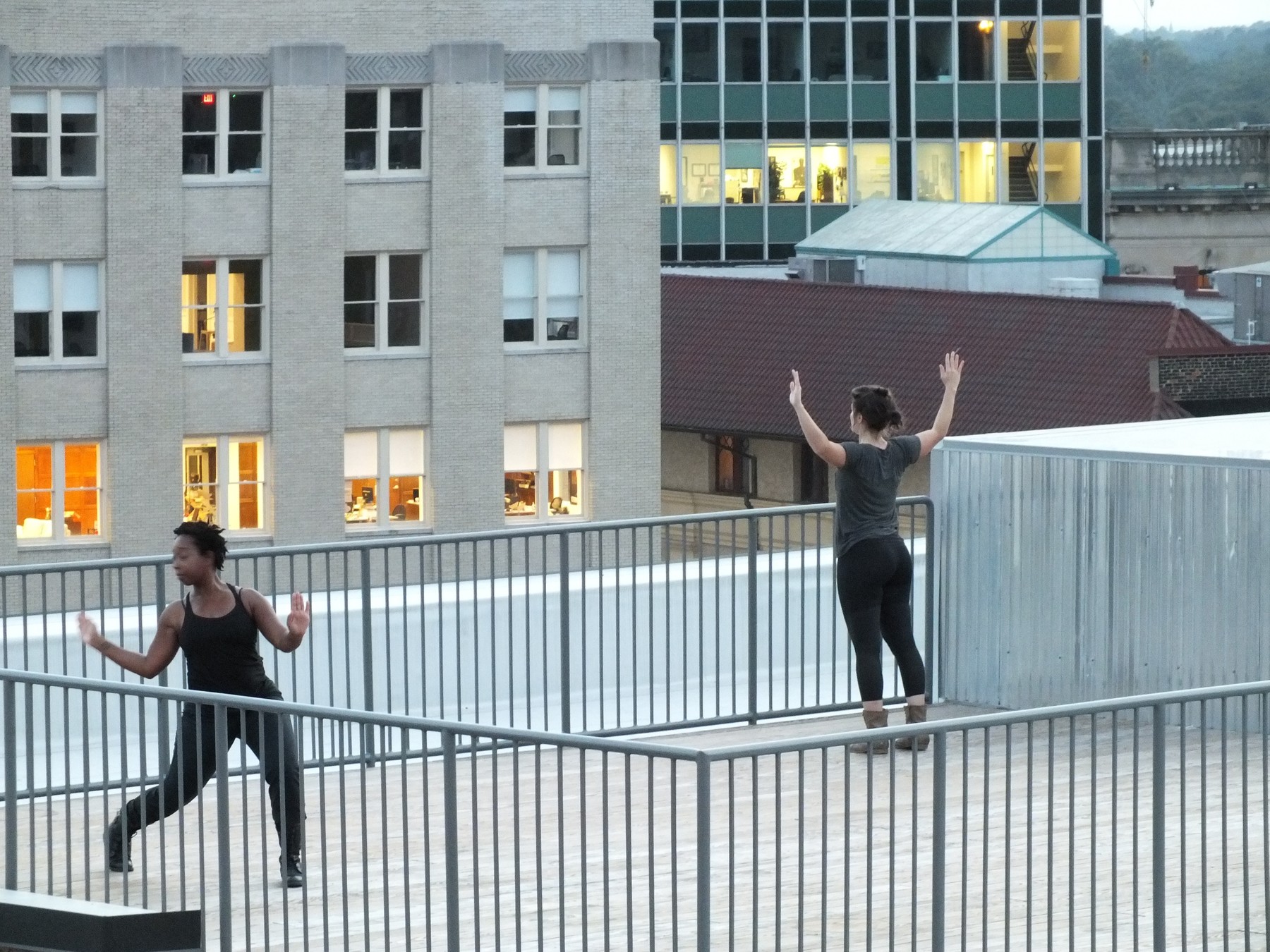 In Rooftop Performance Quadrants, Stephanie Leathers Summons Humanity ...