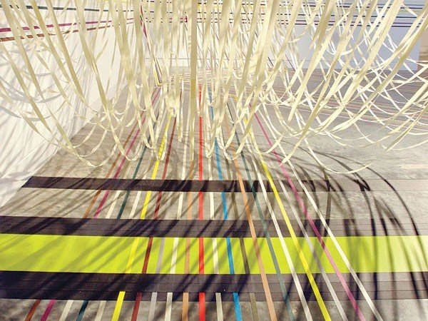 Rebecca Ward’s tape installation transforms CAM Raleigh