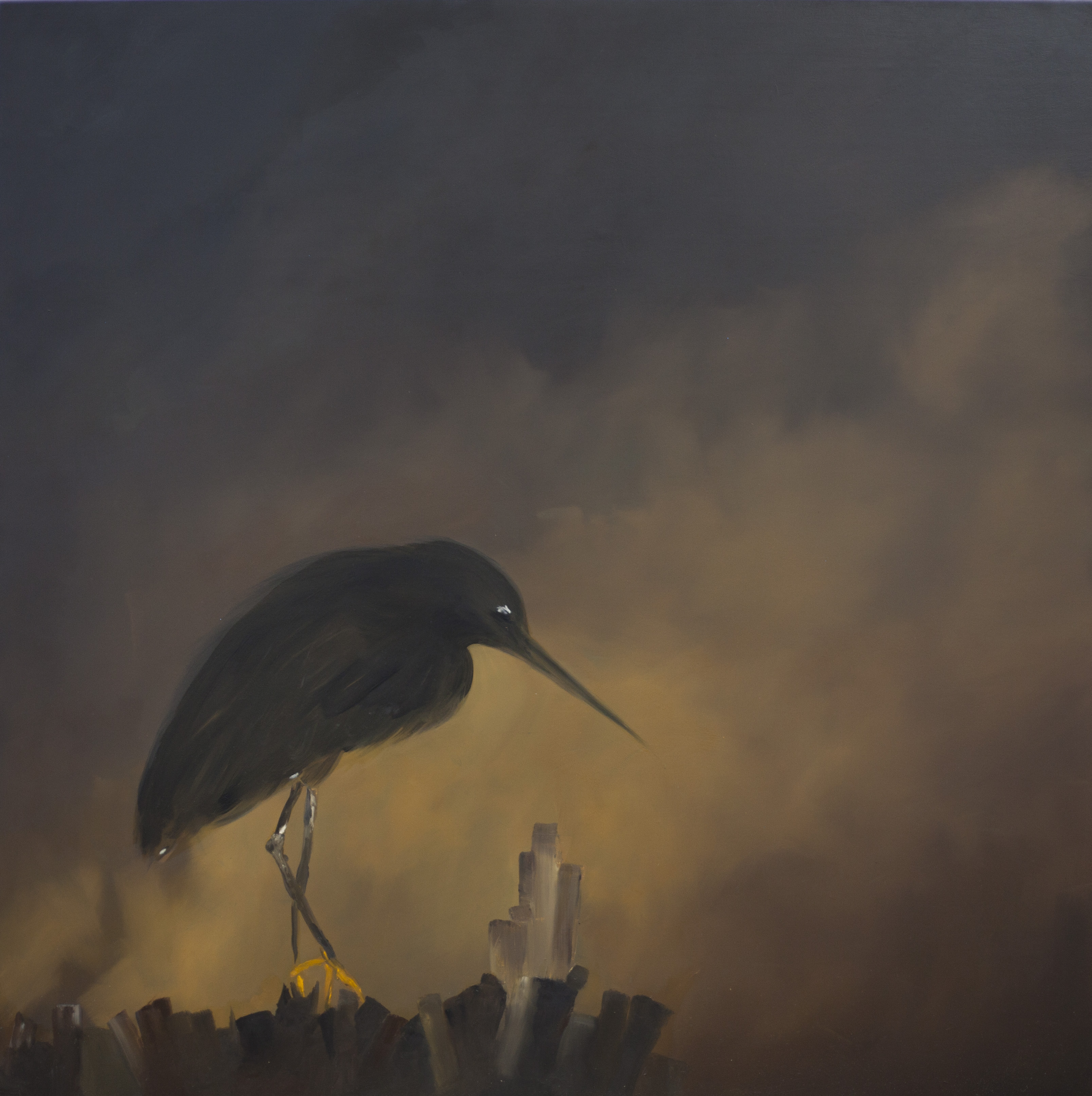 Untiteld oil on MDF 80 * 80 2011