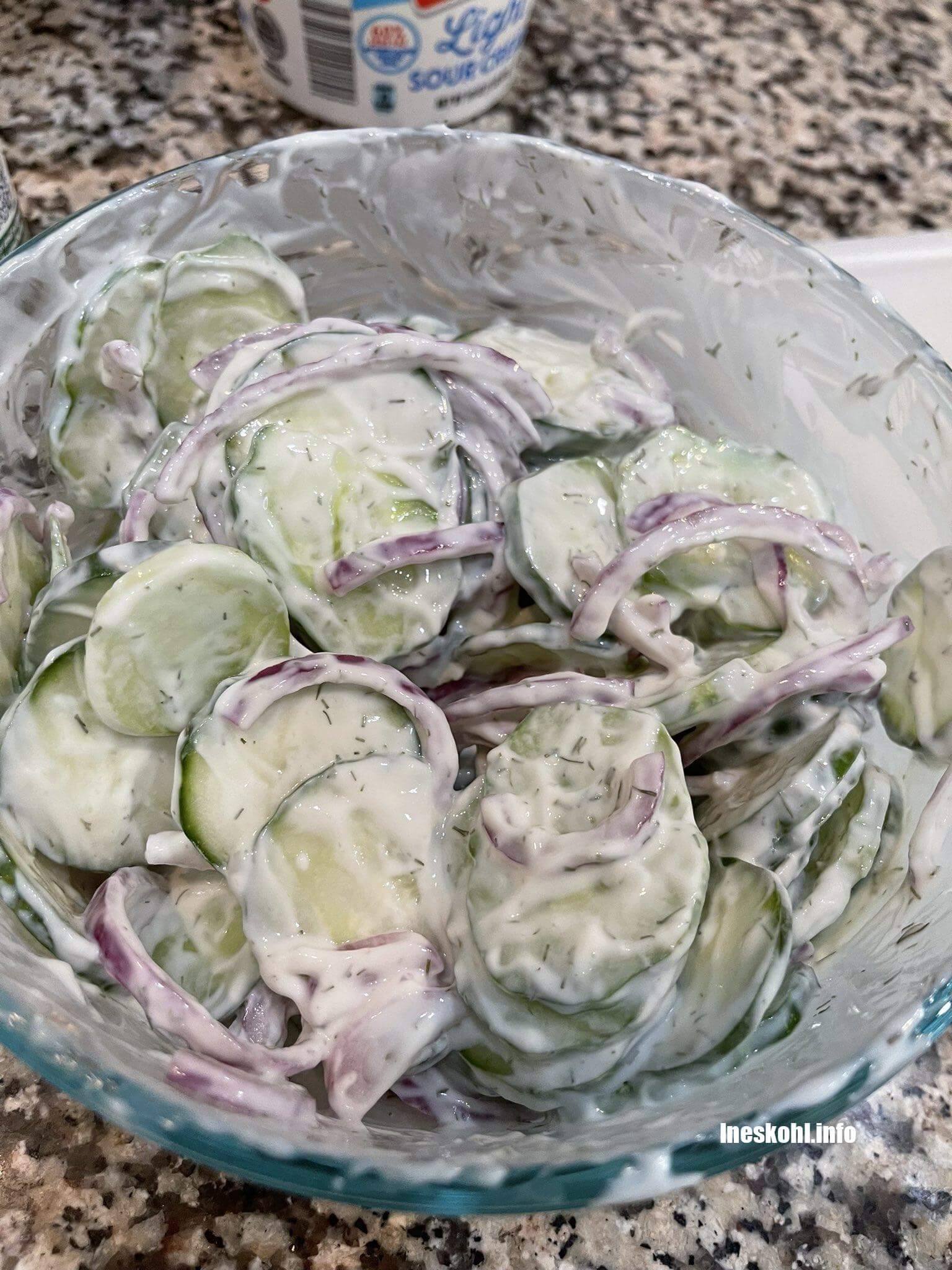 Creamy Cucumber Salad