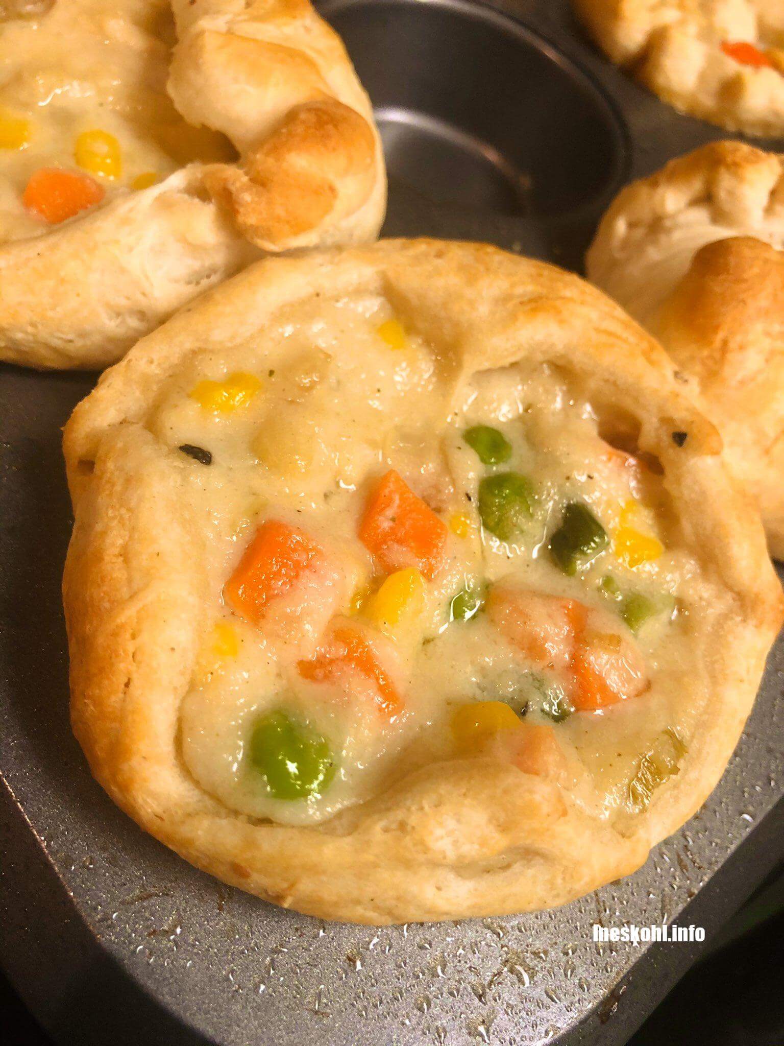 Mini Chicken Pot Pies Recipe
