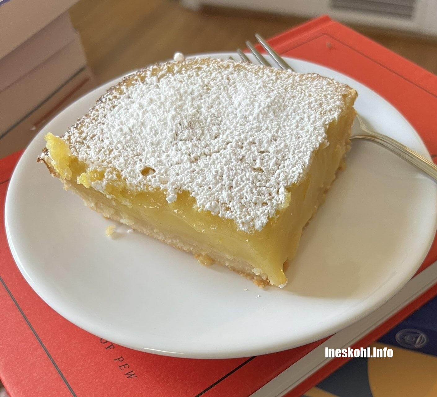 Two ingredient lemon bars