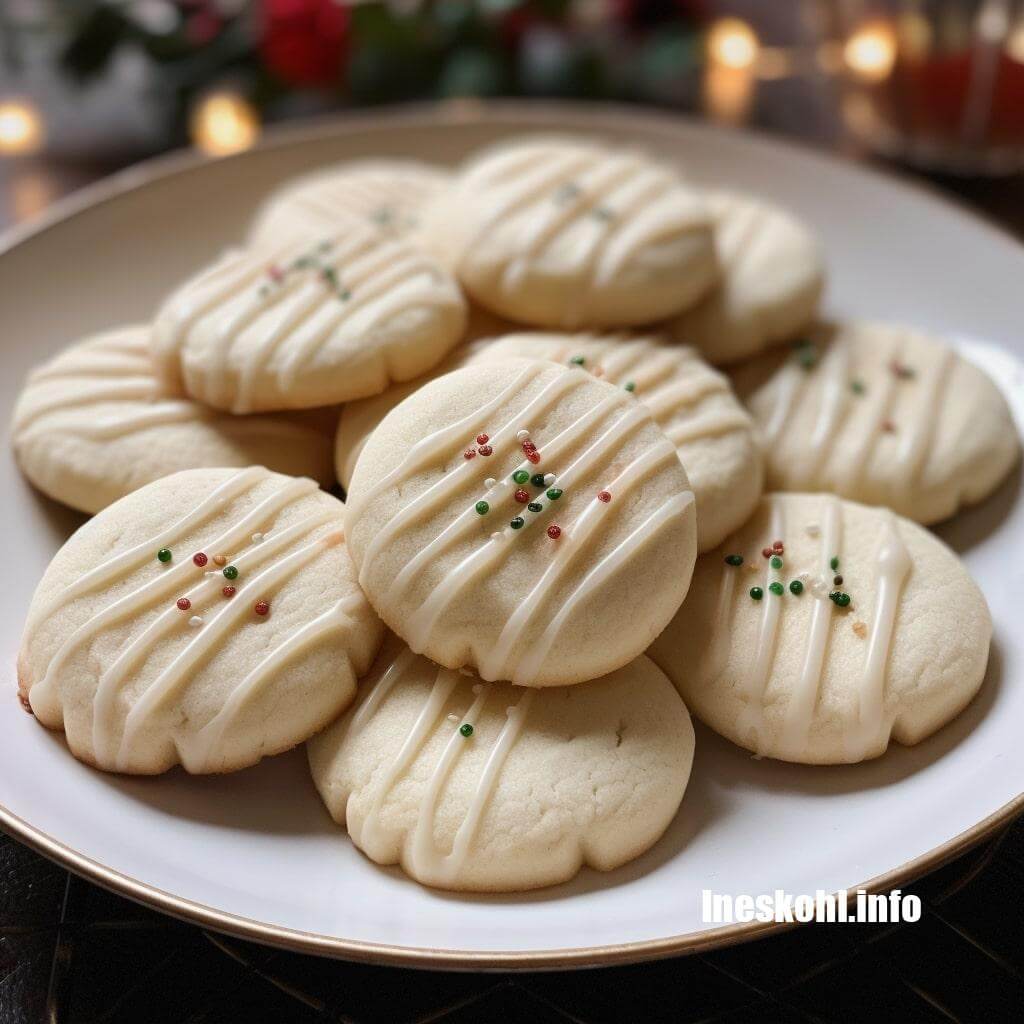 Whipped Shortbread Cookies