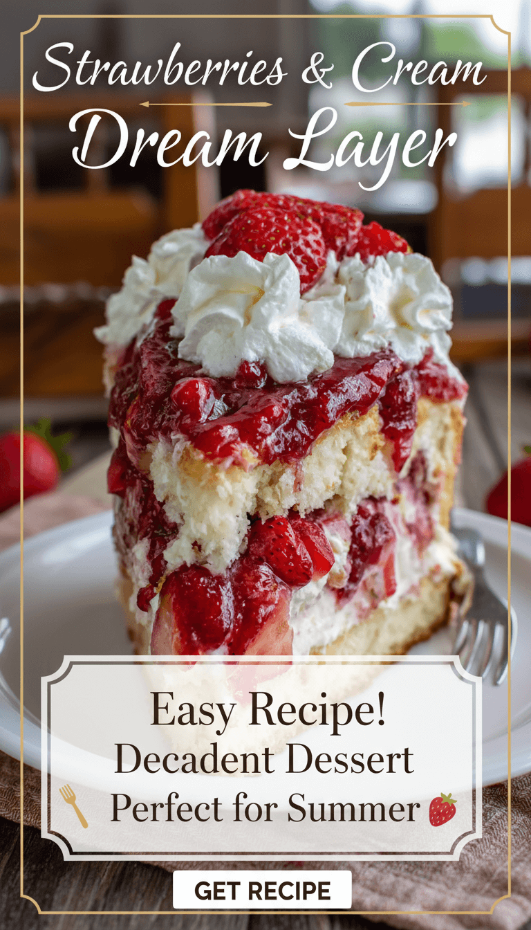 Strawberries and Cream Dream Layer