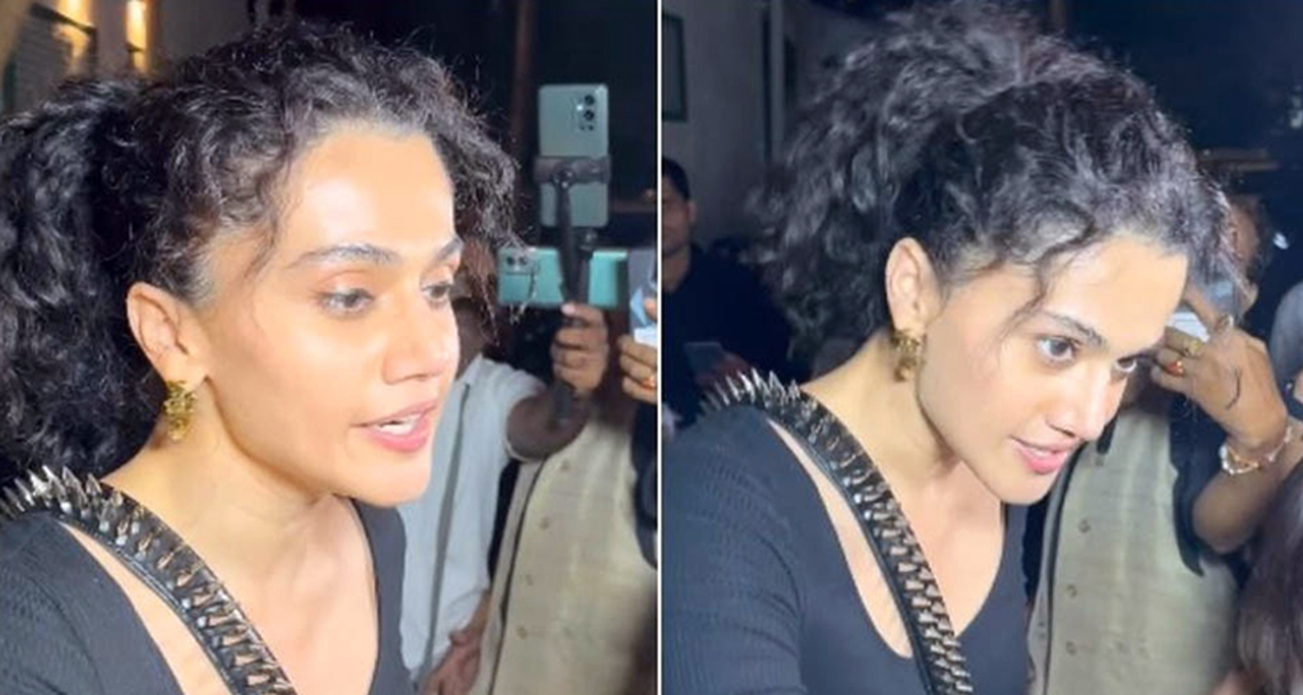 ‘দয়া করে সরে যান’, মেজাজ হারিয়ে যা করলেন তাপসী পান্নু