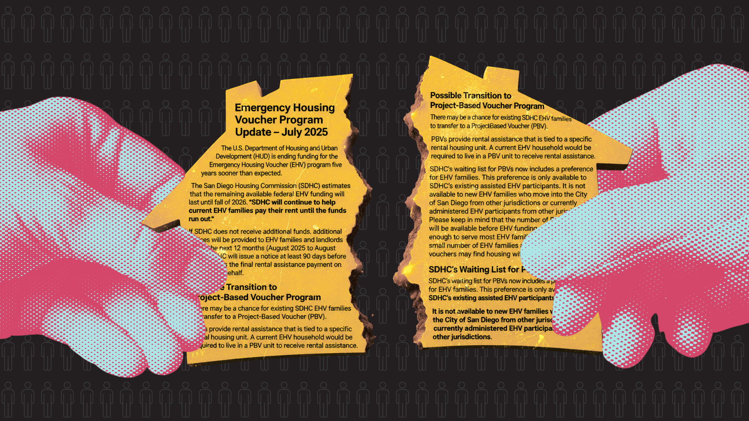 A federal promise of housing through 2030 is ending years early for 650 San Diego families