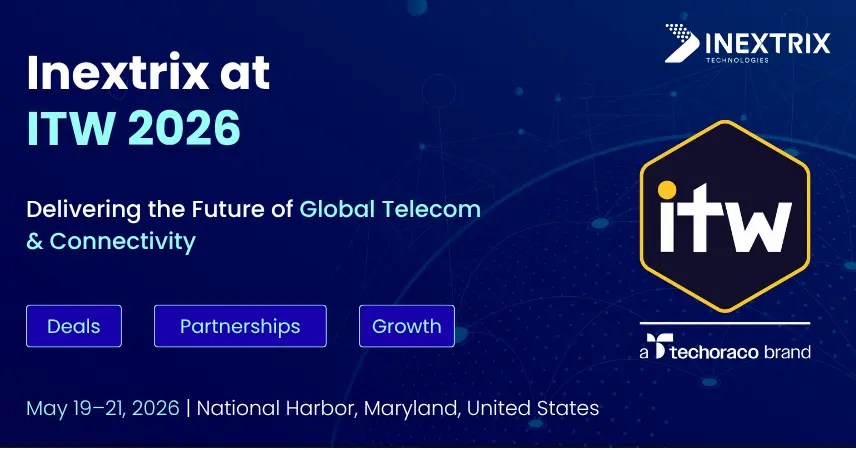 Meet Inextrix at ITW 2026 blog banner for telecom and VoIP innovation