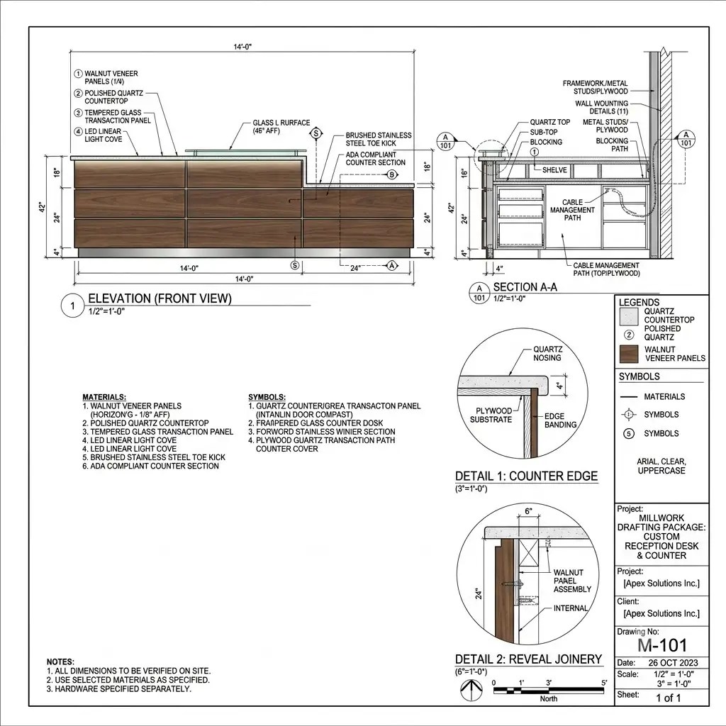 Millwork Drafting