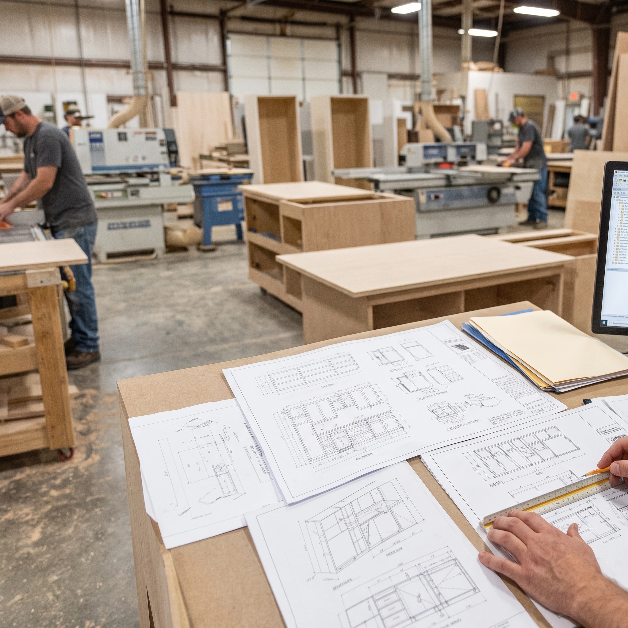 Kitchen Cabinet Shop Drawings
