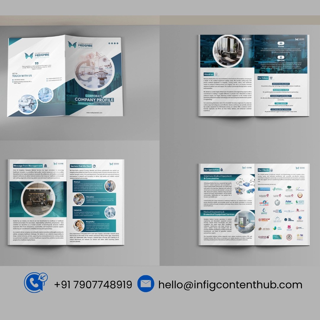 Professional Company profile makers in dubai