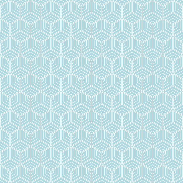 Infinite Hue: "Cubic Hex Inverted" pattern available in hundreds of different colors. A GIF showing all color options.