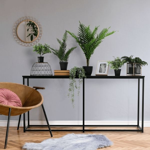 Etajera decorativa in stil scandinav si industrial