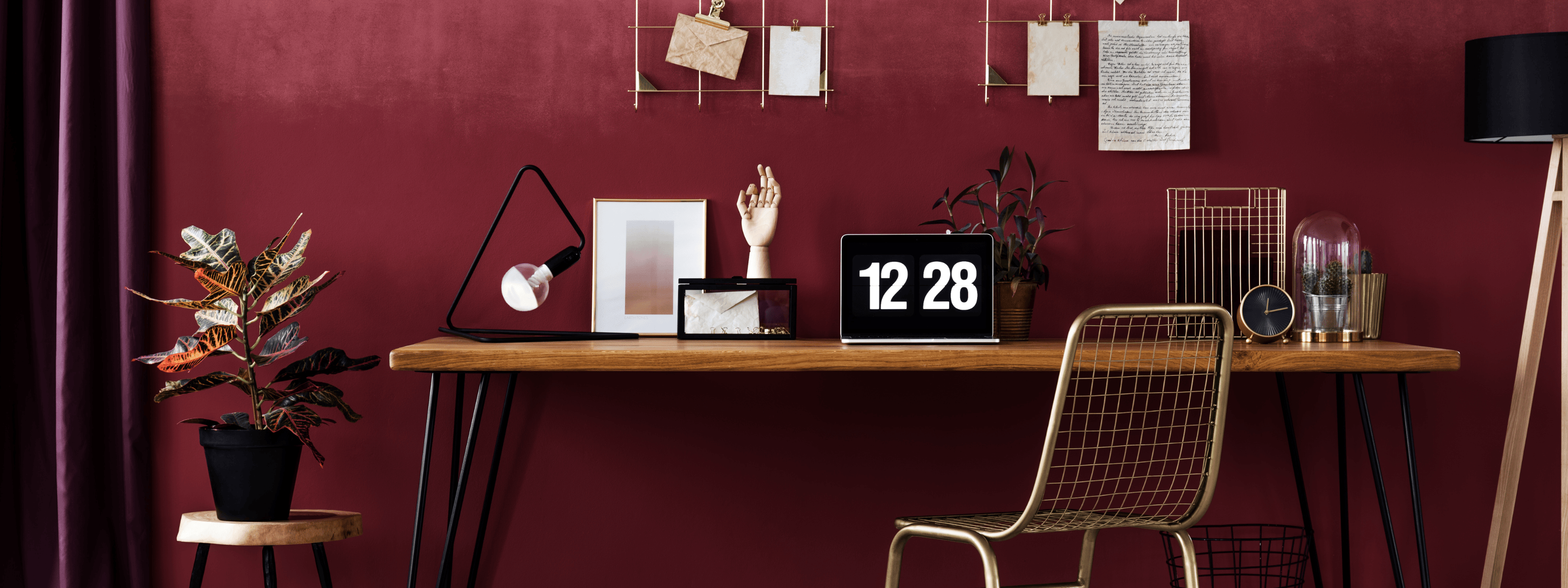 Amenajare in stil modern rosu