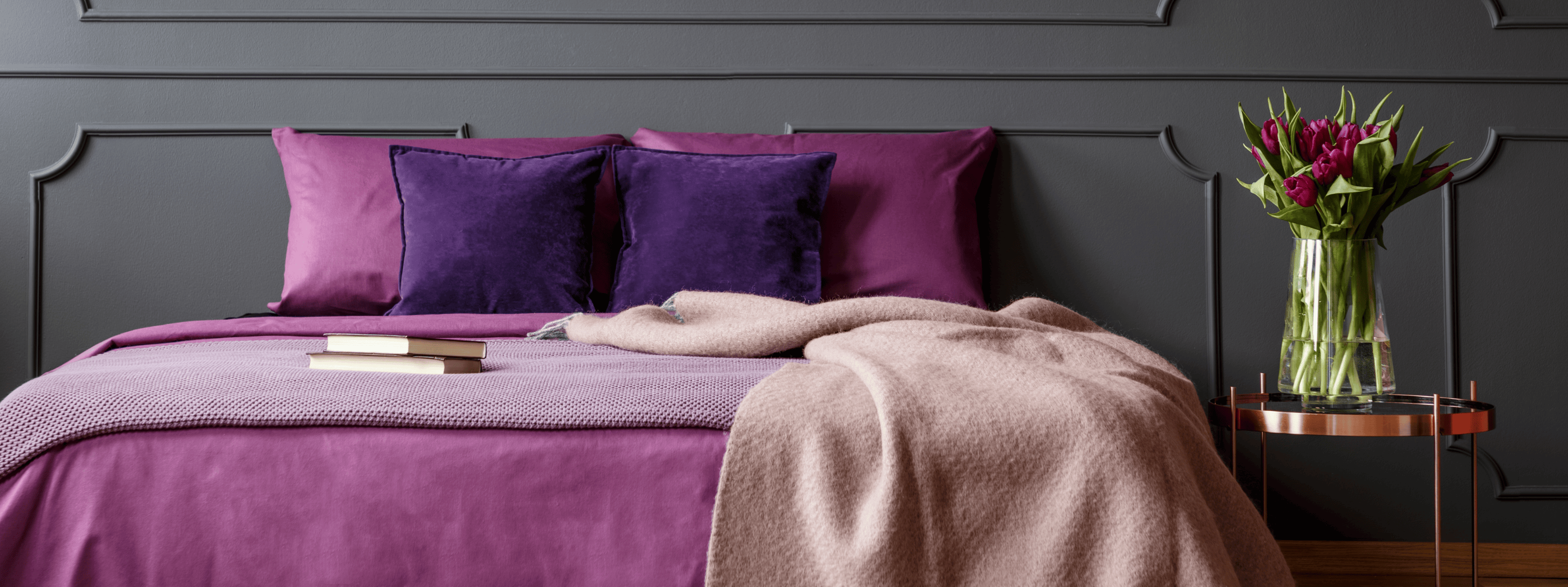 Amenajare in stil modern violet