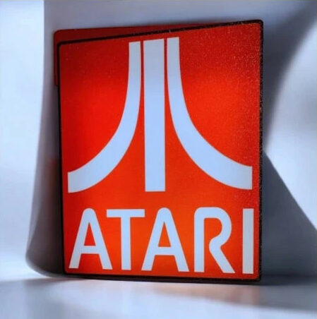 lampe 3d atari retro led