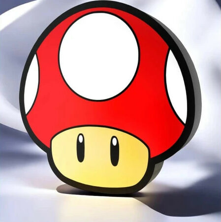 lampe champignon super mario led