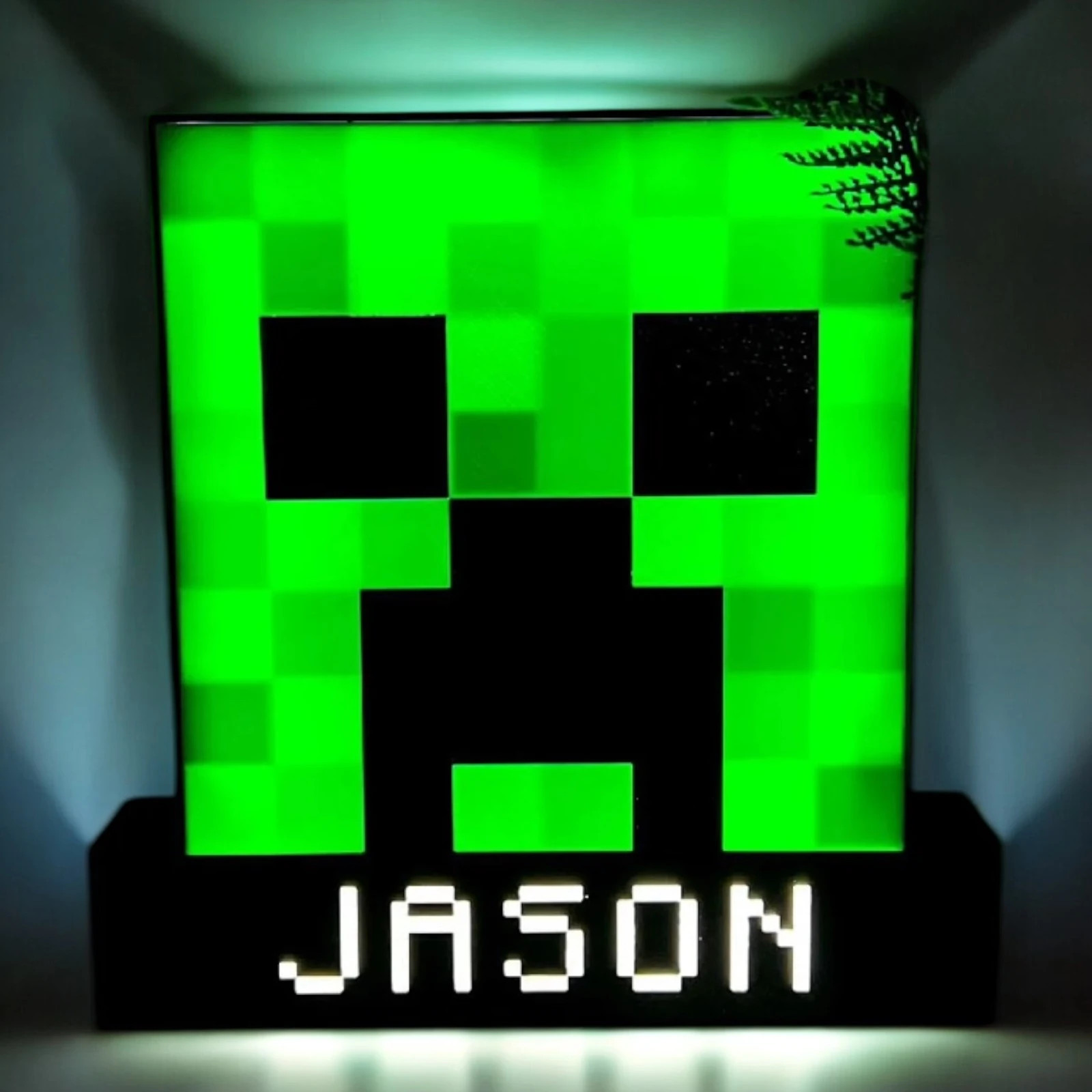 lampe led minecraft creeper