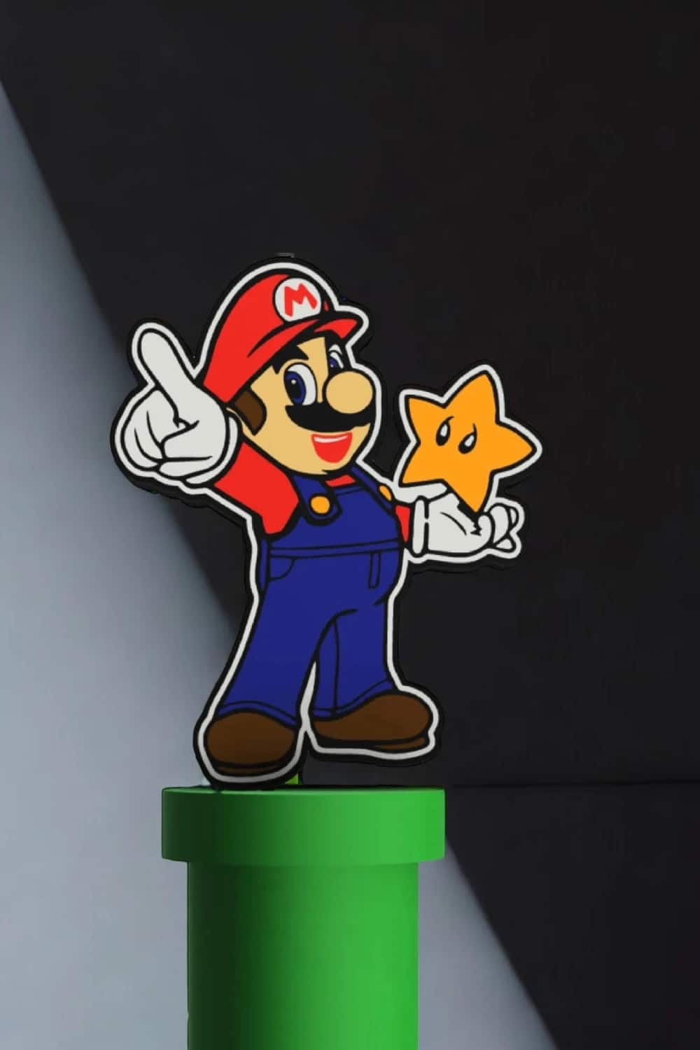 lampe led mario étoile