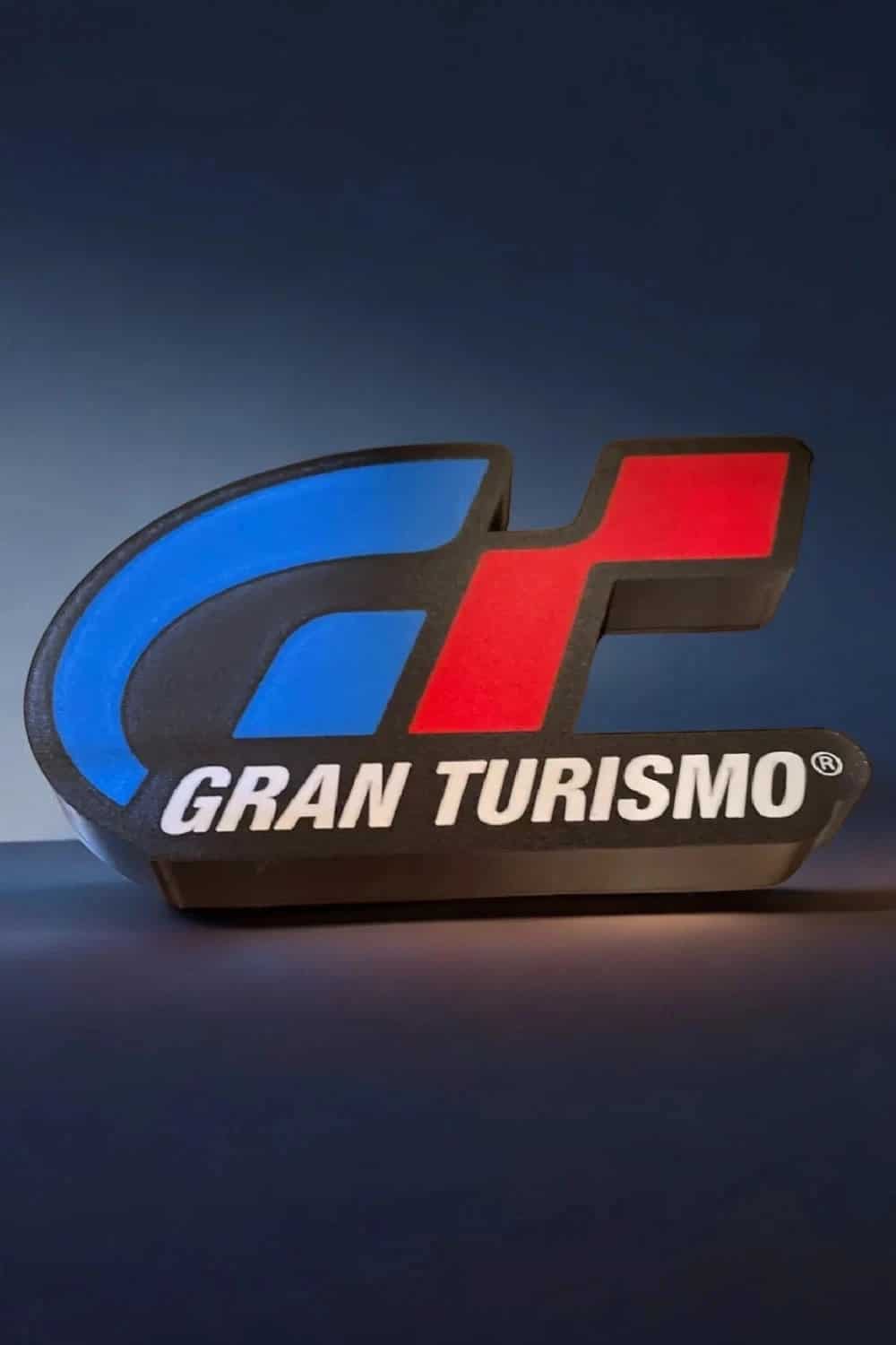 Lampe LED Gran Turismo logo lumineux