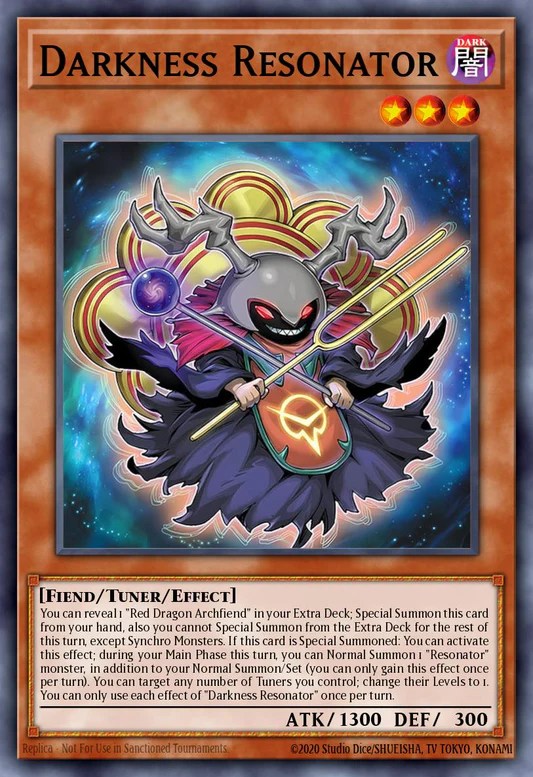 Darkness Resonator (BLZD-EN001) - Super Rare