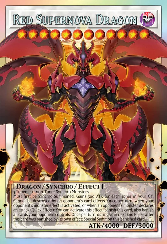 Red Supernova Dragon (extended art) (BLGG-EN139) - Starlight Rare