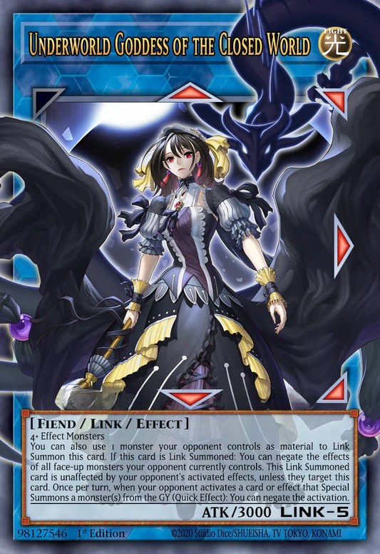 Underworld Goddess of the Closed World (extended art) (BLGG-EN144) - Starlight Rare