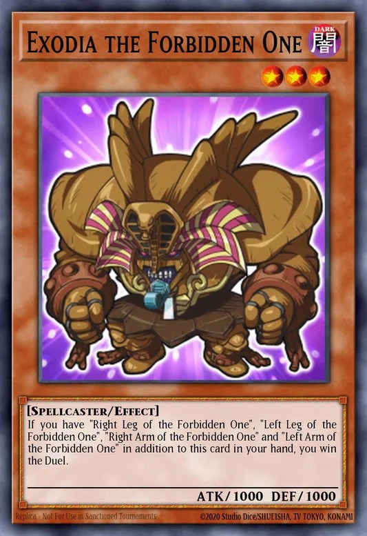 Exodia the Forbidden One (Chibi artwork) (BLGG-EN002) - Secret Rare
