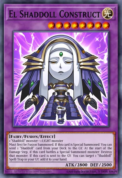 El Shaddoll Construct (Chibi artwork) (BLGG-EN006) - Secret Rare