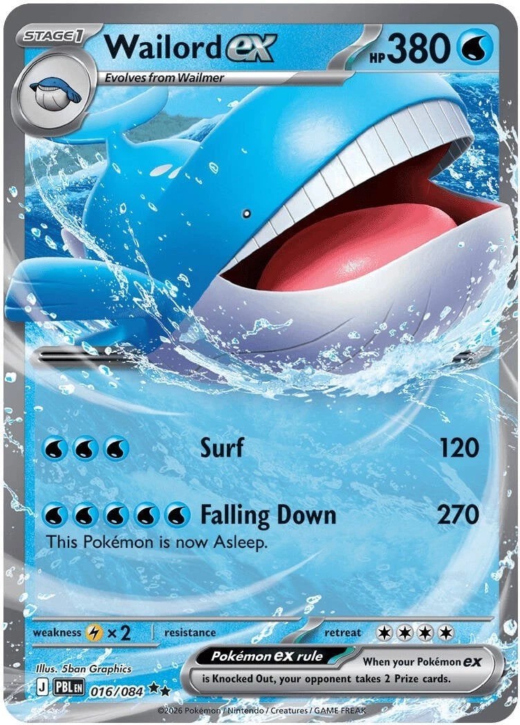 Wailordex (016/084) - Double Rare