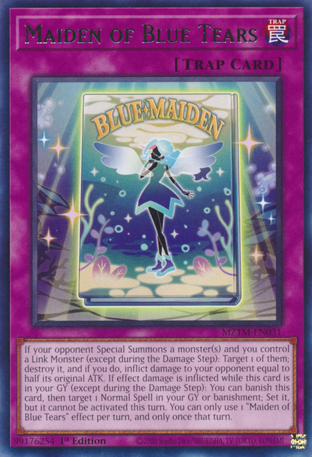 Maiden of Blue Tears (MZTM-EN031) - Rare