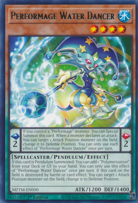 Performage Water Dancer (MZTM-EN050) - Rare