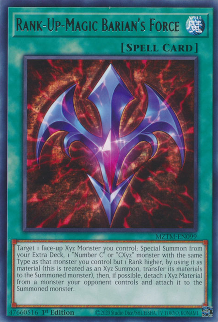 Rank-Up-Magic Barian's Force (MZTM-EN099) - Rare