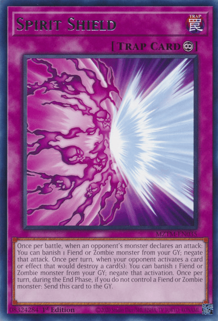 Spirit Shield (MZTM-EN035) - Rare