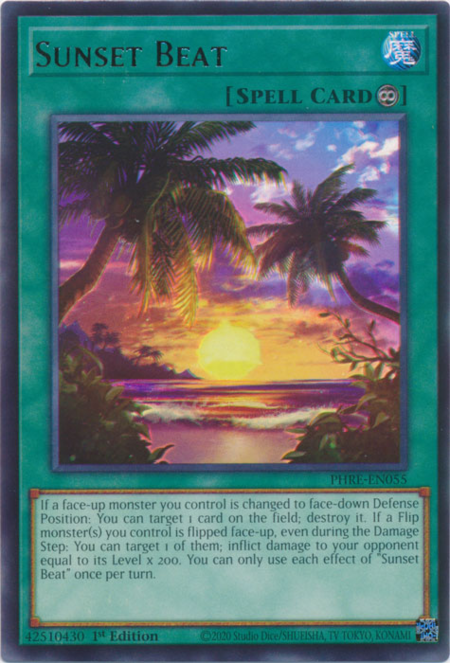 Sunset Beat (PHRE-EN055) - Rare