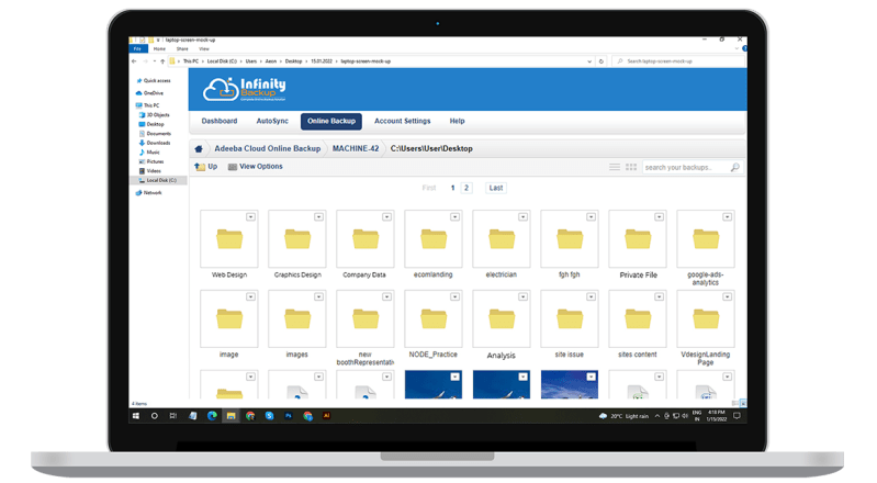 Infinity Backup - High Quality Desktop Vintage Designs | Free Download