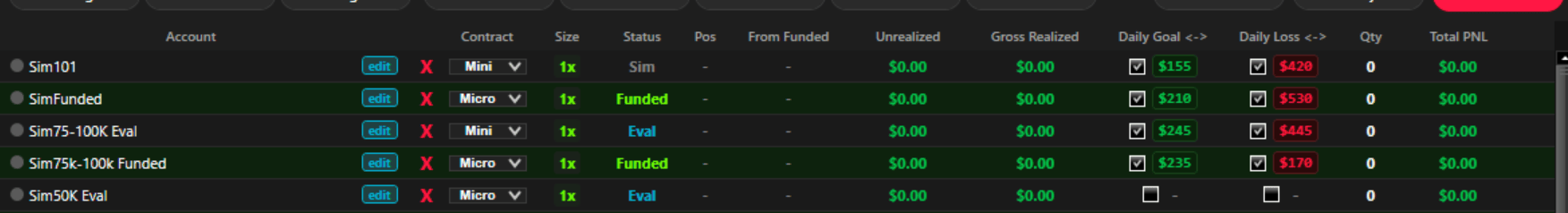 Trade Copier account controls