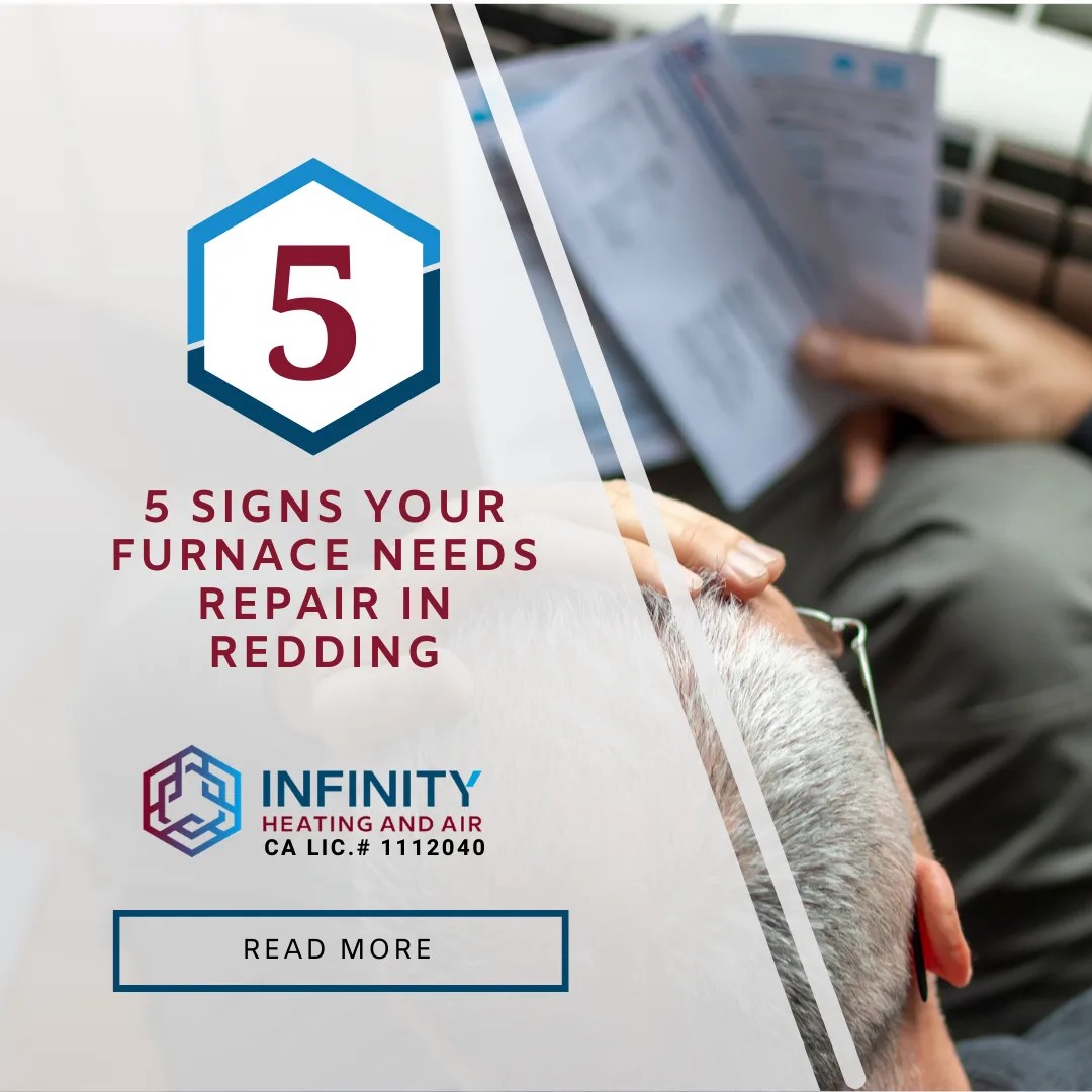 5 signs you need furnace repair in Redding artical hero