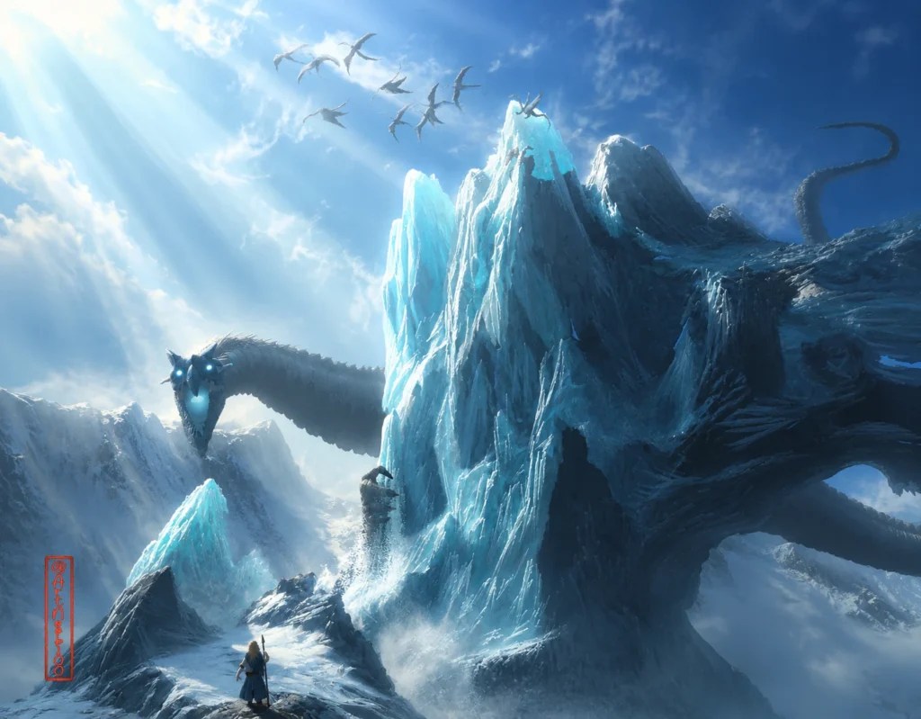 Art of Bakunawa dragon