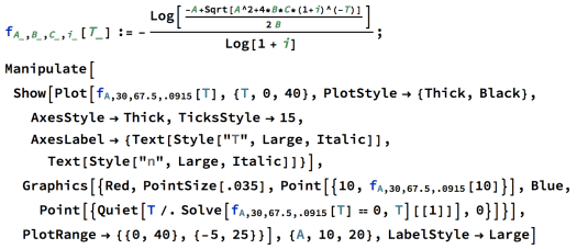 Mathematica code for our functional thinking animation.