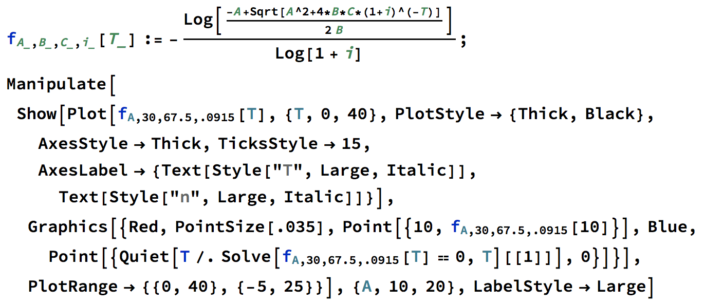 How To Code A Math Formula Financial Mathematics Tools: Substitutions, Quadratic Formula ...