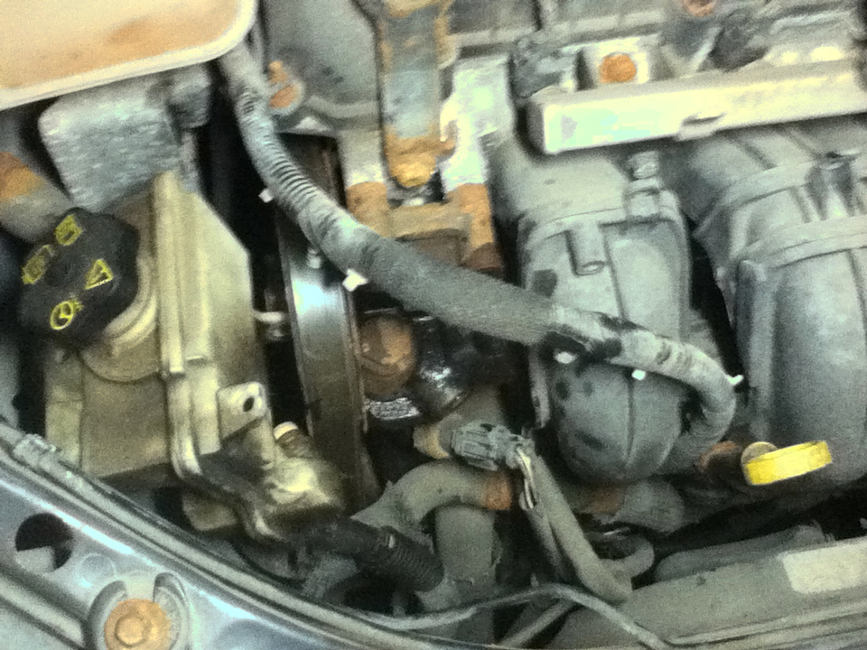 Ford focus high-pressure power steering line