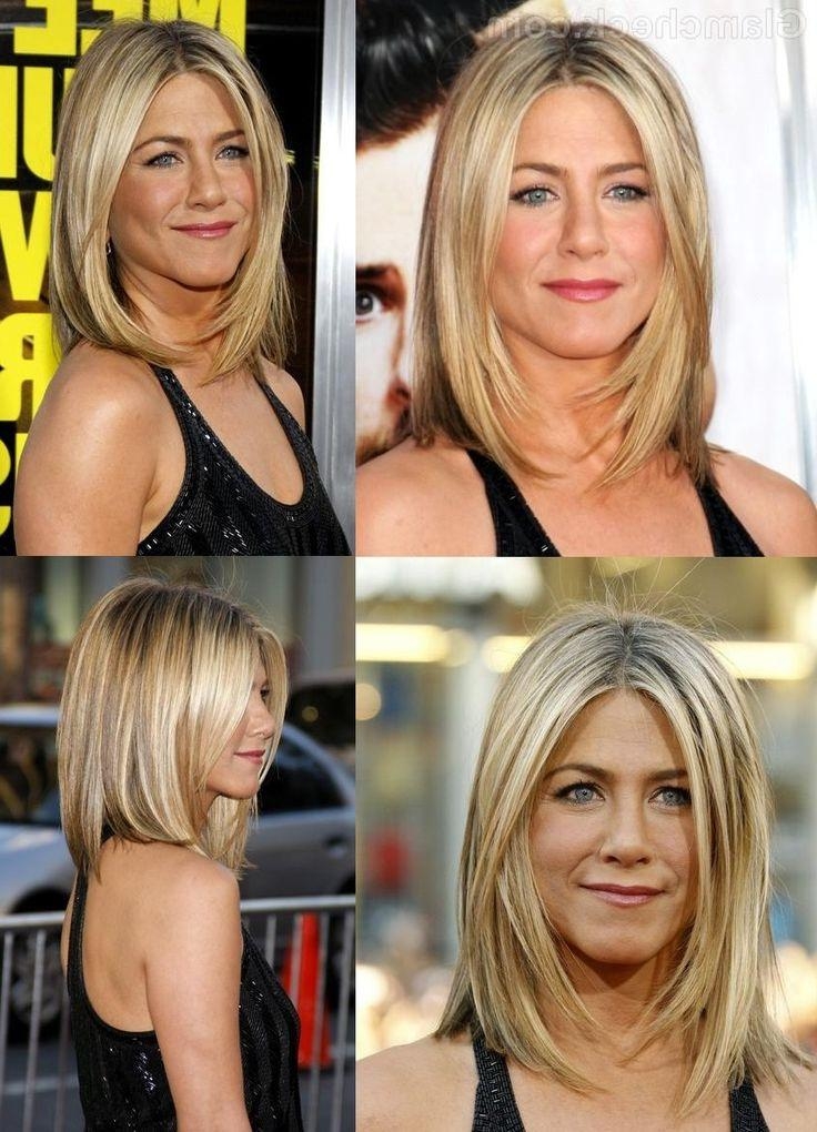 15 photos jennifer aniston long layered bob hairstyles