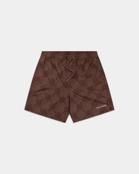 Short Dotted monogram tissu muscade Daily Paper